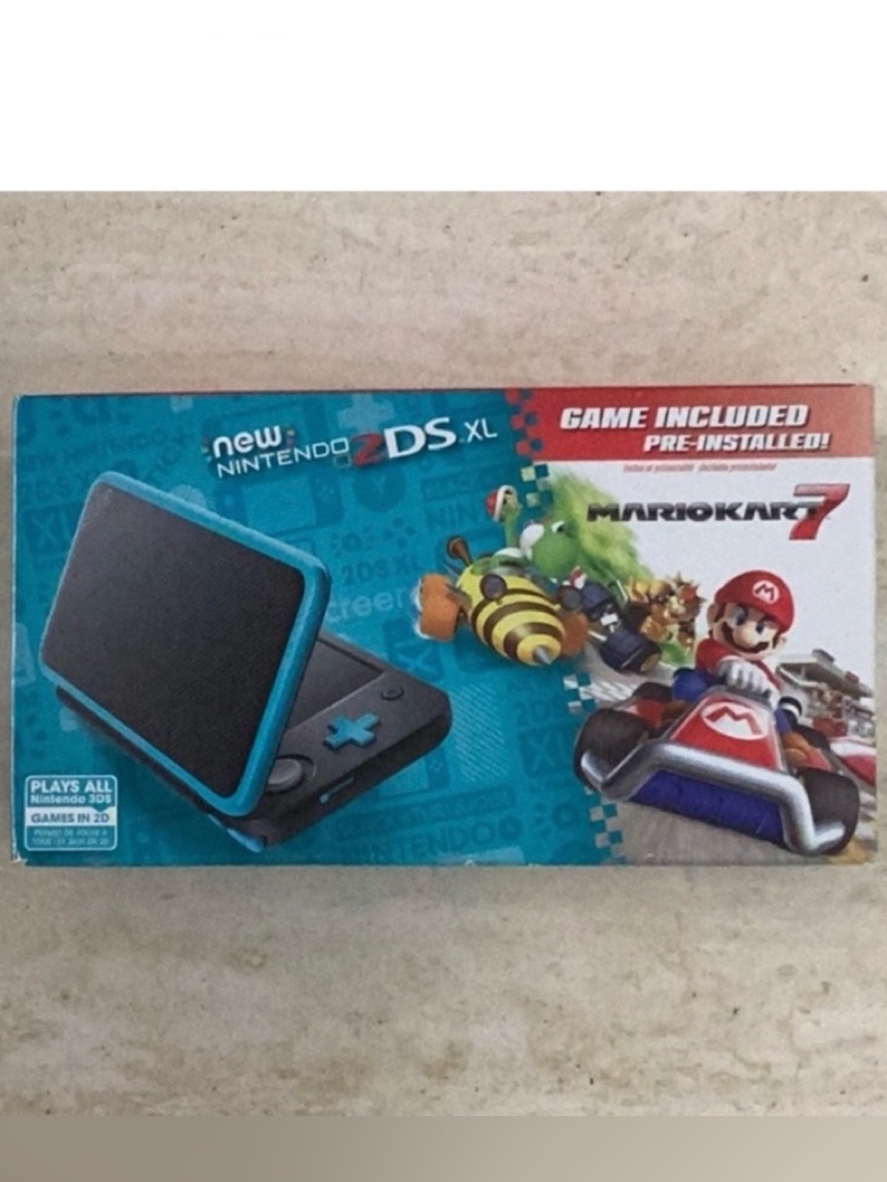 New Nintendo 2DS XL Console Mario Kart 7 Handheld Brand New In Original Box